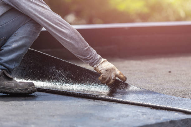 Professional Basement Waterproofing technician working in Grandview, OH